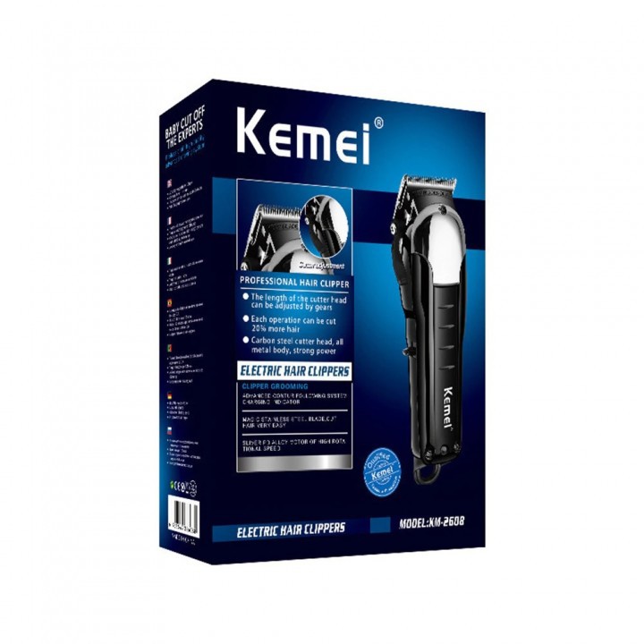 KEMEI KM-2608 KM-2601 Rechargeable Washable Cordless Electric Clipper