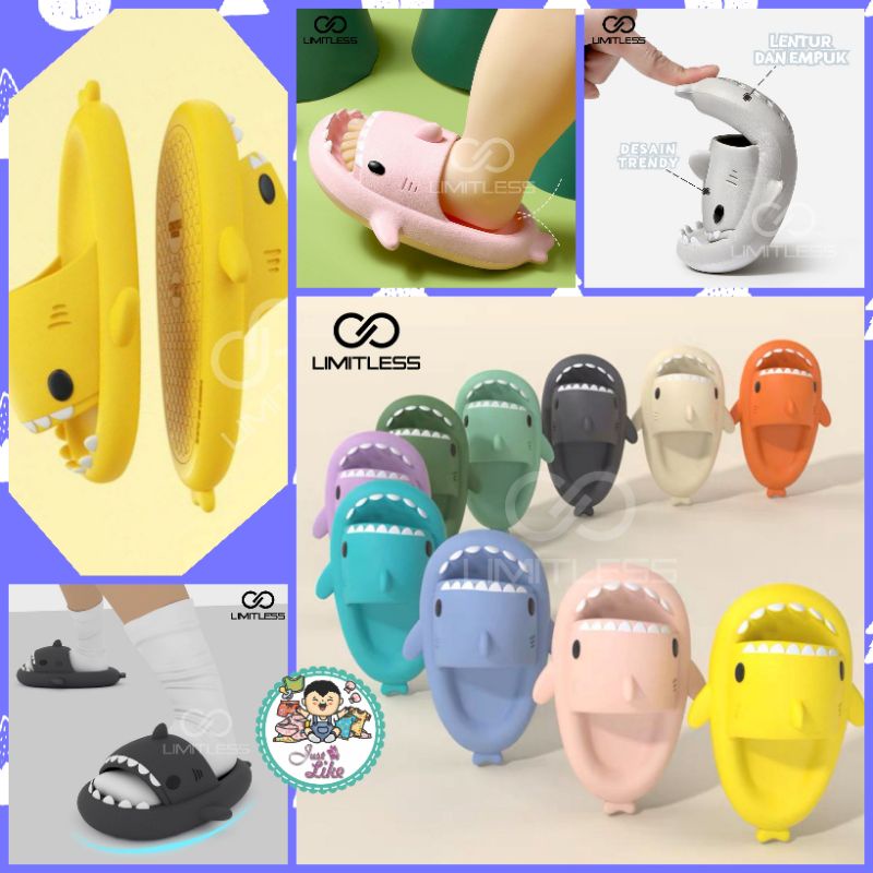 LIMITLESS Sandal Selop Anak Baby Shark (Unisex)
