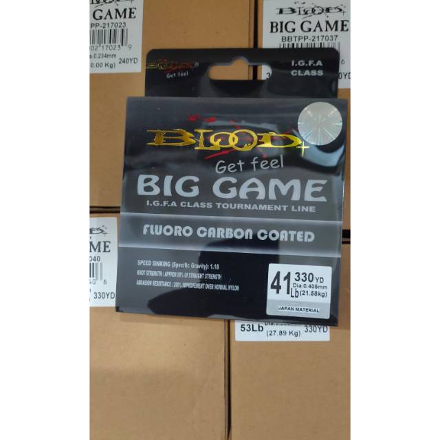 Senar blood big game