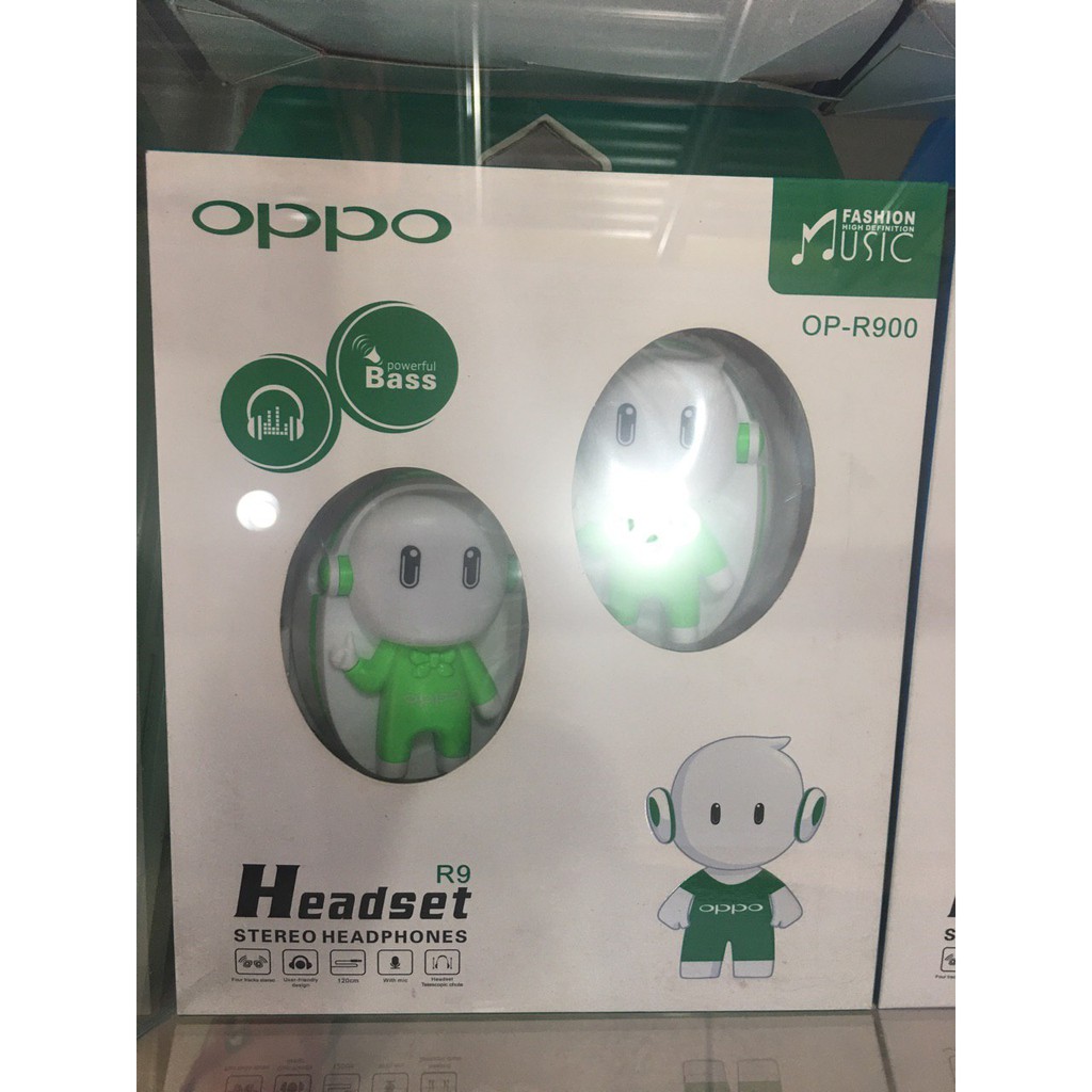 headset Earphone Karakter Oppo Dan ViVo HARGA OBRAL termurah