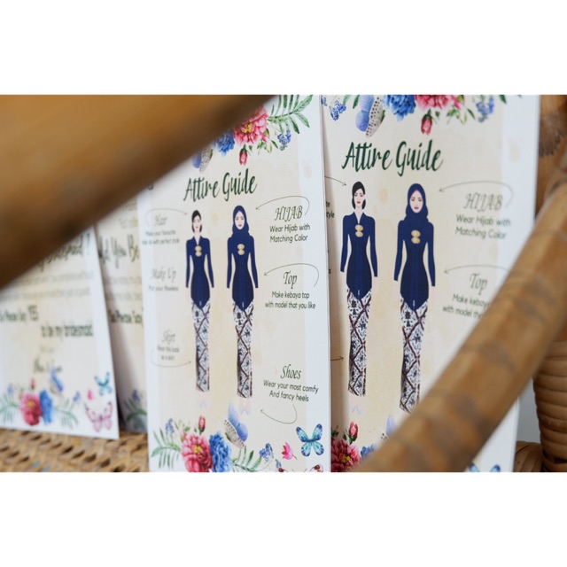 Kartu Bridesmaid / Attire Guide
