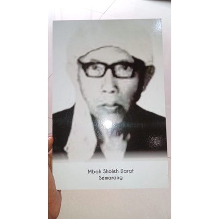 Poster Mbah Soleh Darat I Kyai Sholeh Darat I Foto Mbah Sholeh Darat Semarang I Bingkai Foto Poster 