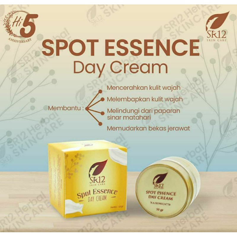 

cream penghilang flek wajah spot essence SR12 herbal