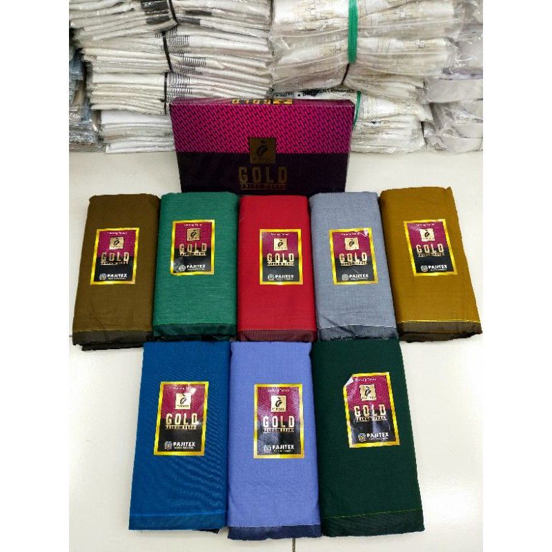 Sarung mangga gold polos warna
