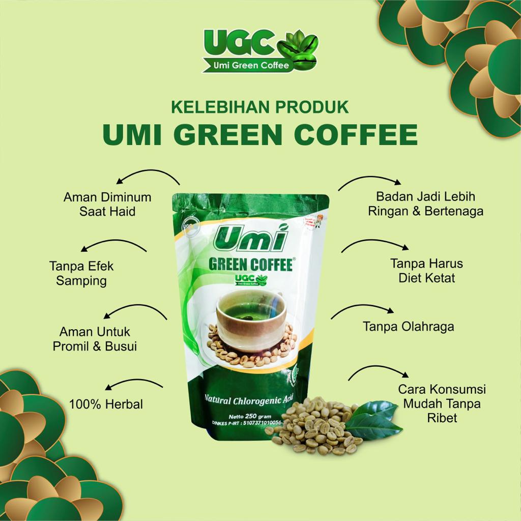 UGC UMI GREEN COFEE / KOPI HIJAU PELANGSING
