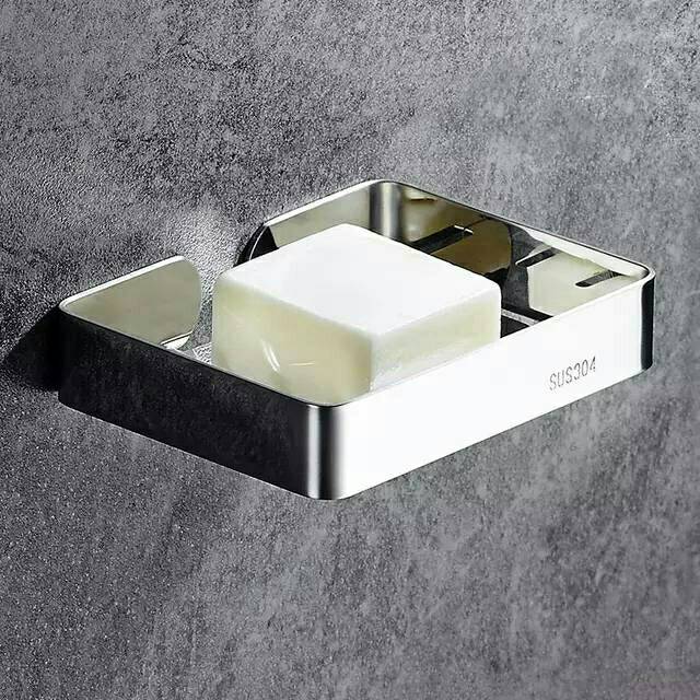 Tempat sabun mandi Stainless 304/ Rak sabun batangan Stainless 304