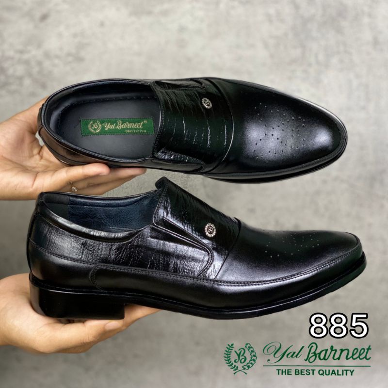 Sepatu Pantofel Pria Kulit Asli Sepatu Pantopel Kerja Resmi Sepatu Pantopel Formal Yal Barneet 885