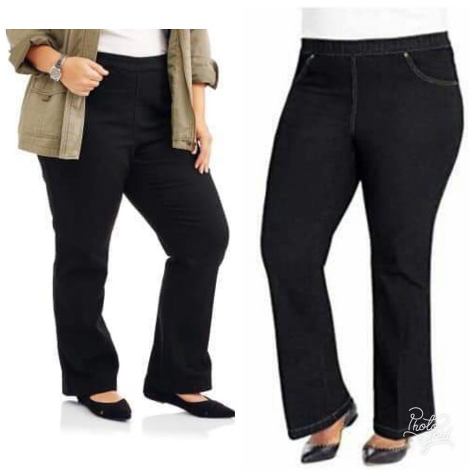 denim jeans hitam jumbo