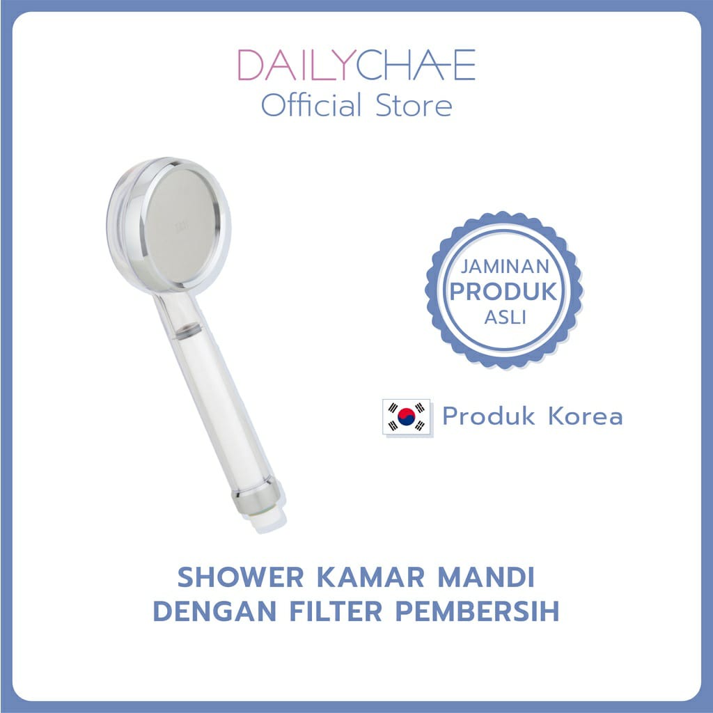 Daily Cha-E Multi Filtered Showerhead - Shower Kamar Mandi dan Filter penyaring air