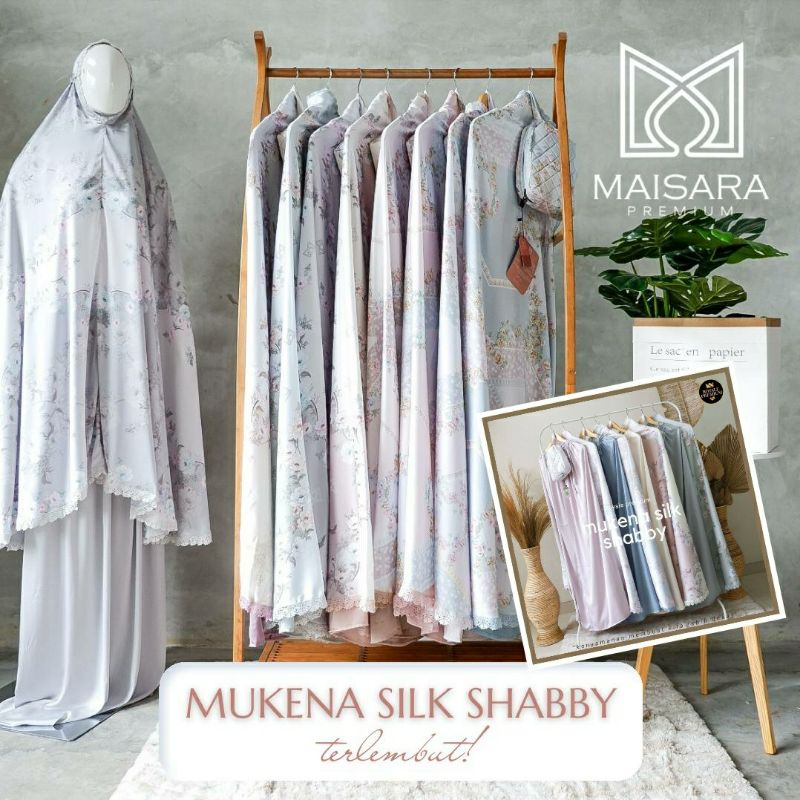 MUKENA SHABBY MAISARA | MUKENA MAISARA | MUKENA SILK SHABBY  ORIGINAL MAISARA
