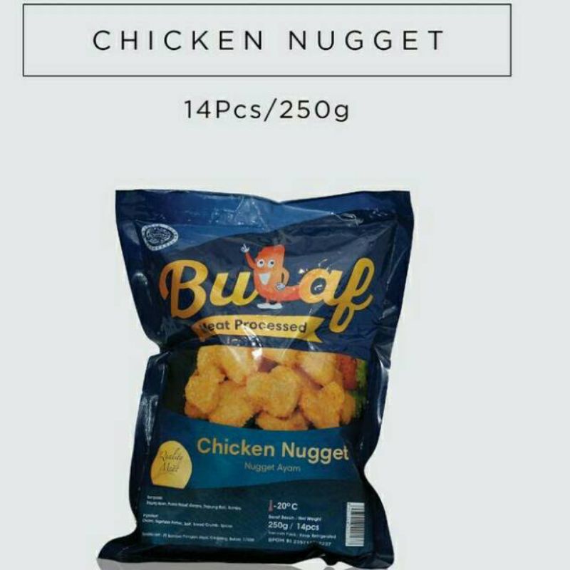 

Bulaf Chicken Nugget 200 gr ( 14 pcs )