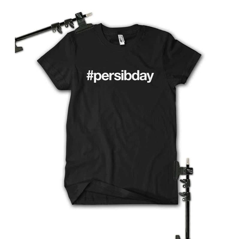 Laris Kaos Tshirt Baju Combed 30S Distro Persib Day Bandung Grade Ori