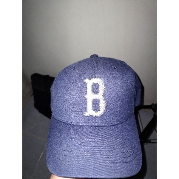 Topi MLB logo B besi