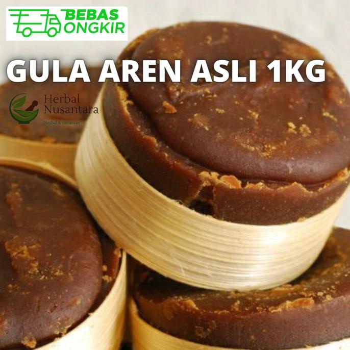 

Big Sale 1kg Gula Nira Aren Kawung Asli 100% Alami Bukan gula kelapa Big Sale
