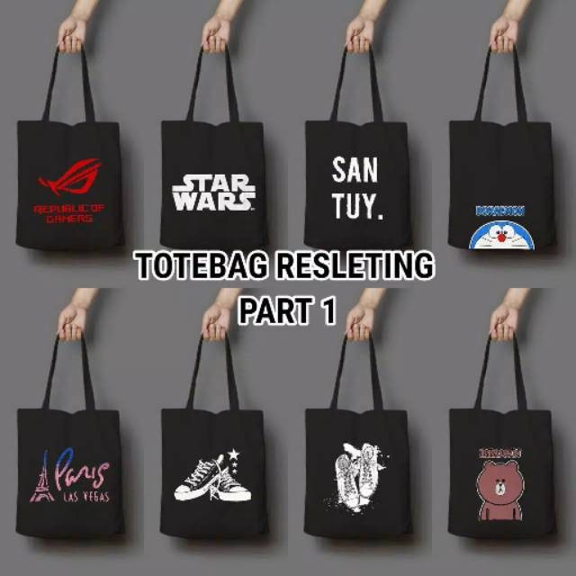 FLASH SALE 7.7 - [RESLETING] TOTEBAG SEMI KANVAS/DINIR 300 MUAT LAPTOP | TOTEBAG KERJA, KULIAH, SEKOLAH | TOTEBAG ROG | TOTEBAG SEPATU | TOTEBAG BROWN | TOTEBAG KUCING | TOTEBAG SANTUY | TOTEBAG STAR-WARS