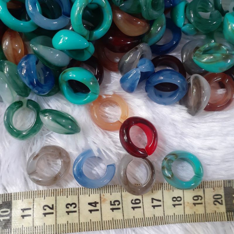 MOTE  / MANIK RANTAI MARMER GEMBUL DIY STRAP MASKER