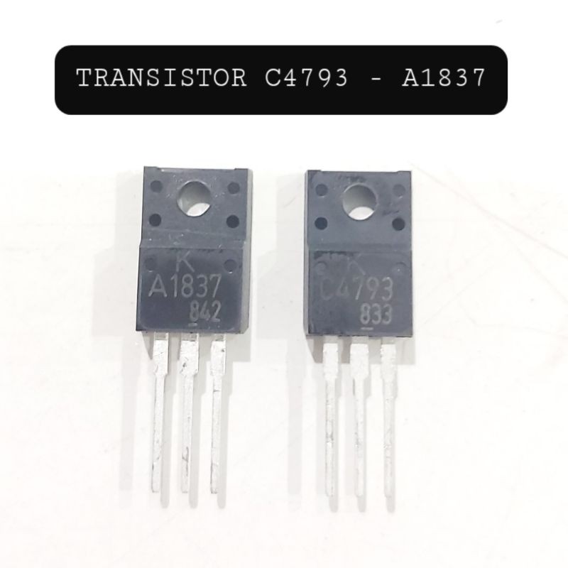 Transistor C4793 - A1837 Original 1 pasang set Audio 4793 1837