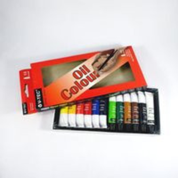 

OIL COLOUR SET 12 WARNA V-TEC VT-1386