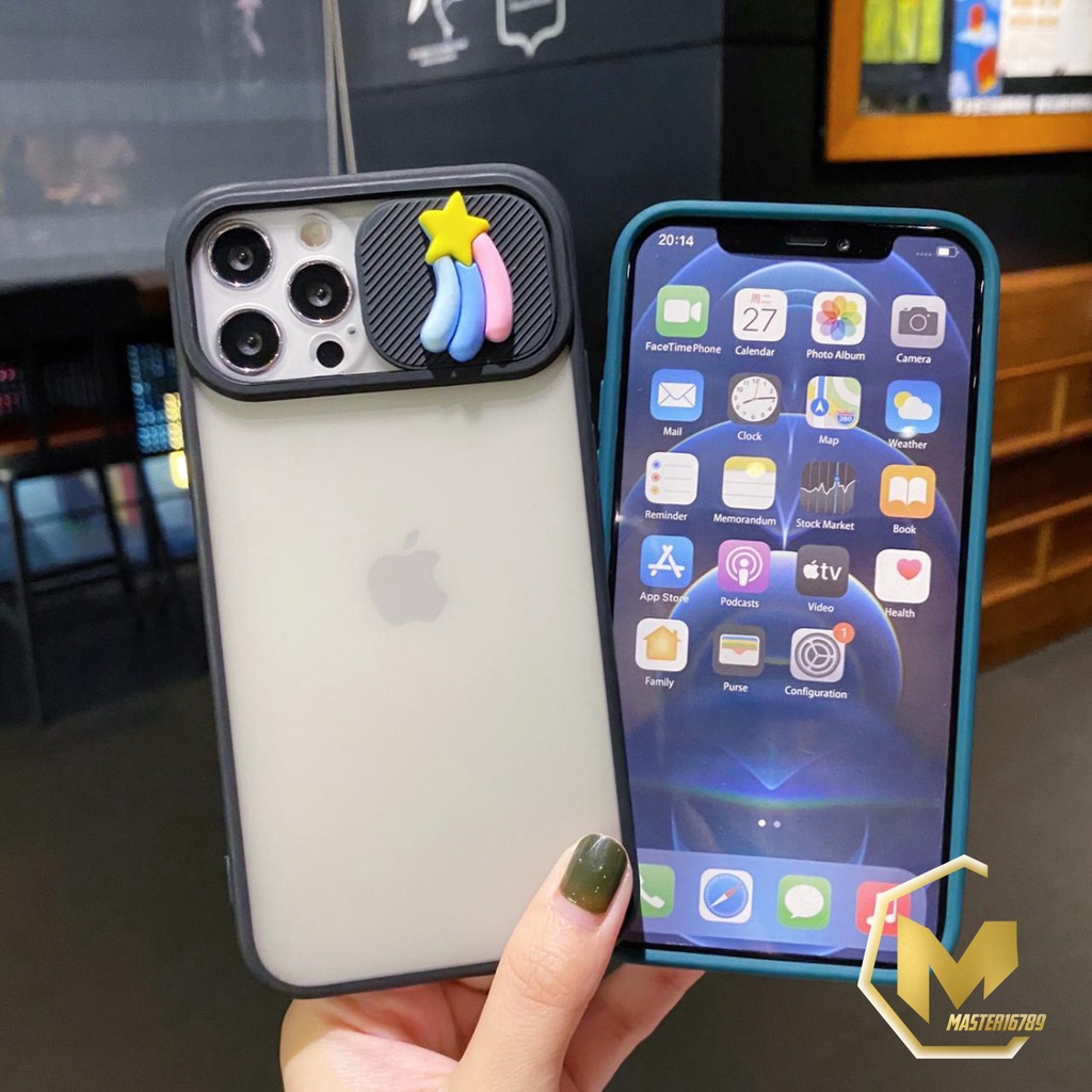 softcase slide pelindung kamera star 3d ip 6 6+ 7 7+ 8 8+ se 2020 x xr xs max ma2115