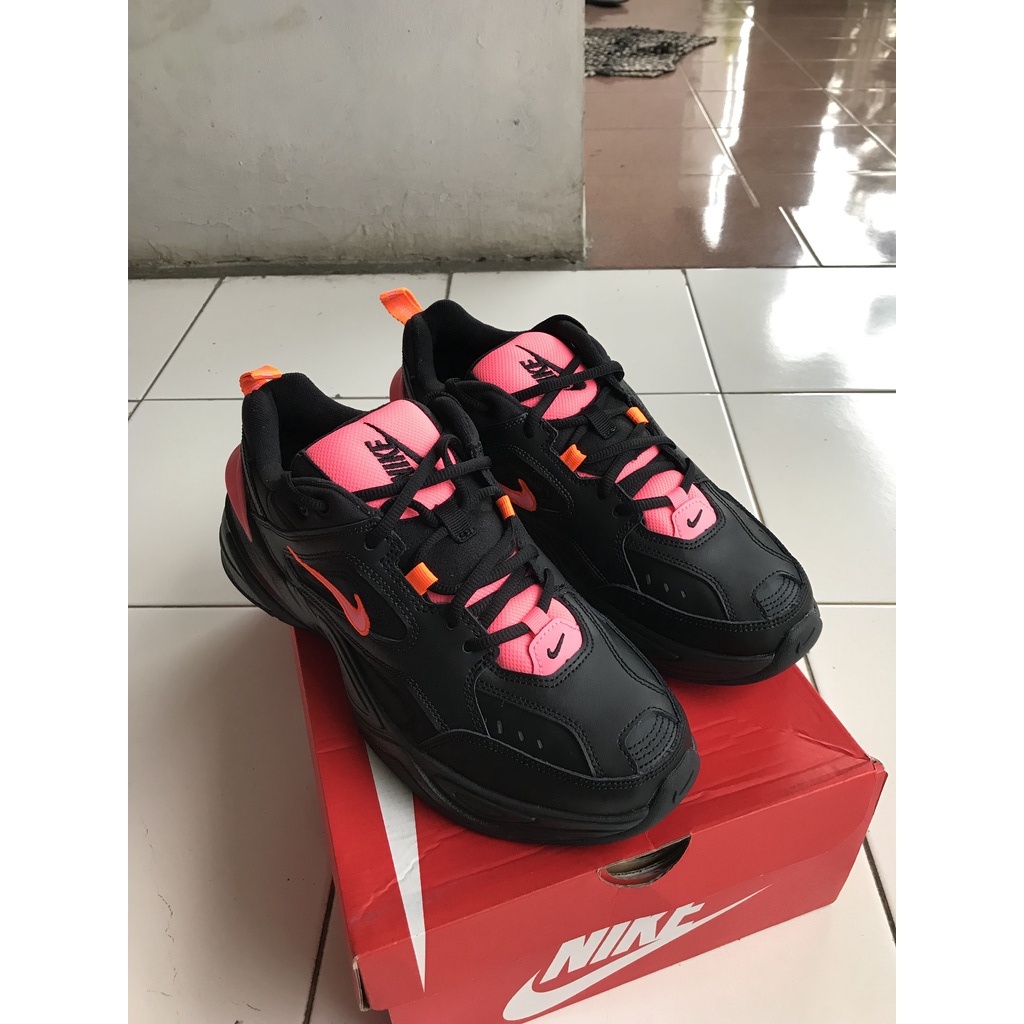 Sepatu Sneakers Nike M2K Tekno Black Sunset/Pulse New 100% ORIGINAL BNIB