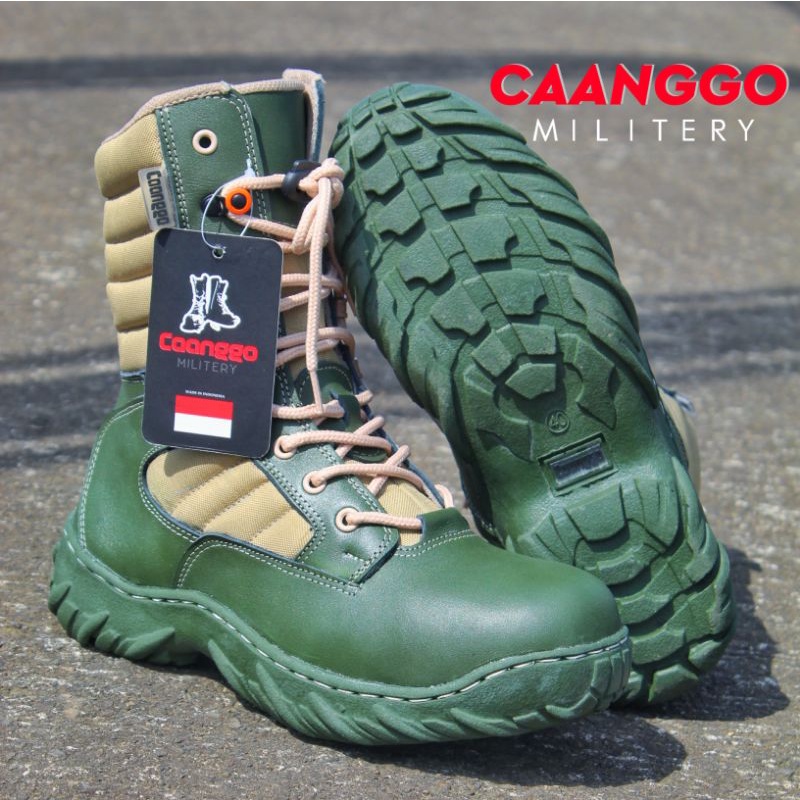 sepatu pdl TNI AU Al AD paskhas terbaru kulit sapi asli dinas lapangan