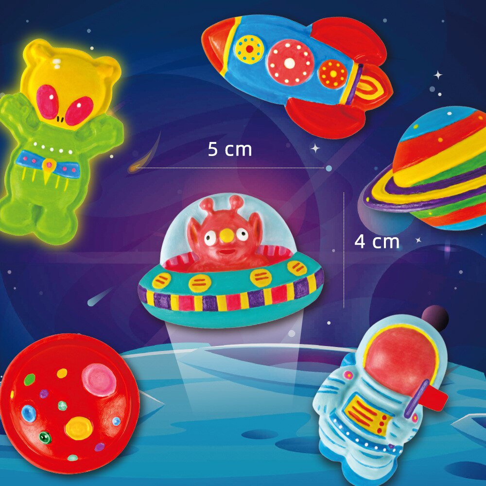 Set Melukis 3D Planet Luar Angkasa Mainan Outer Space Edukasi Anak DIY