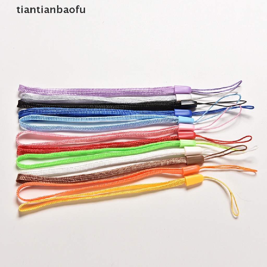 (Tianbaofu) 20pcs Tali Lanyard Pergelangan Tangan Untuk Kamera / Handphone / ipod / mp3