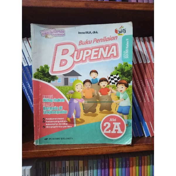 BUKU BEKAS BUPENA 2A KELAS 2 SD ERLANGGA KURIKULUM 2013 EDISI REVISI