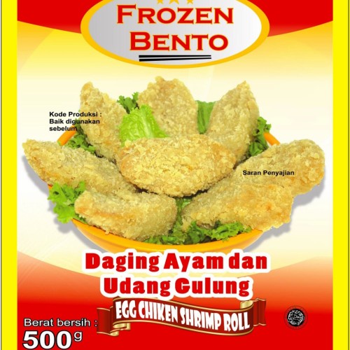 

FROZEN BENTO SHRIMP ROLL 500gr