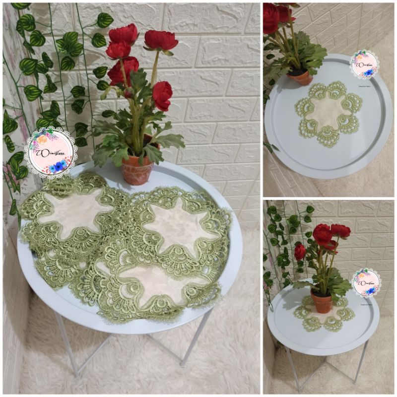 TAPLAK MEJA TAMU BULAT KECIL / TAPLAK MEJA TAMU / TAPLAK MEJA TAMU BULAT / TAPLAK MEJA / TAPLAK