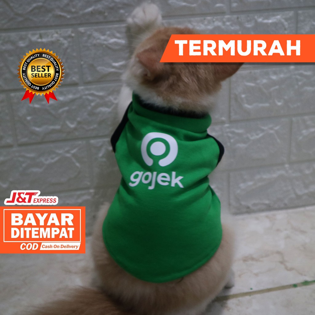 BAJU KUCING BAJU ANJING BISA CETAK NAMA kaos binatang bahan nyaman