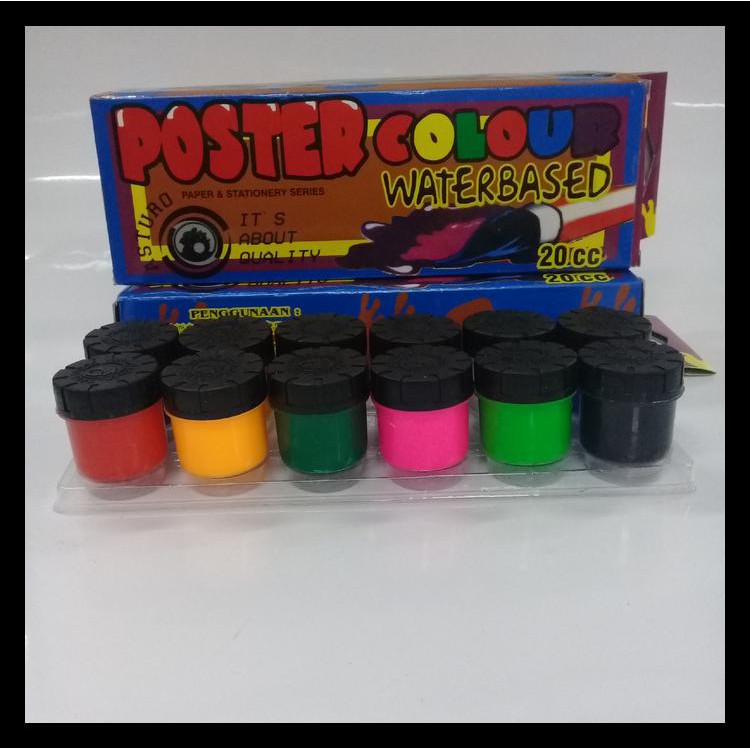READY STOK CAT AIR POSTER COLOUR / WATER BASED / ASTURO PERALATAN MELUKIS MURAH TERUPDATE