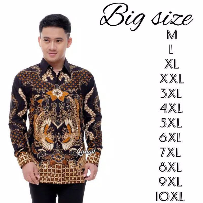 BATIK JUMBO BIG SIZE M,L,XL,XXL,3XL,4XL,5XL,6XL,7XL,8XL,9XL;10XL Batik pria motif sultan