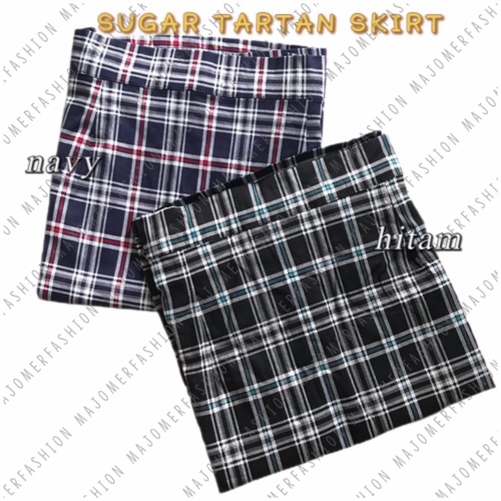 MAJOMER ® | SUGAR TARTAN SKIRT - ROK KOTAK MINI SKIRT