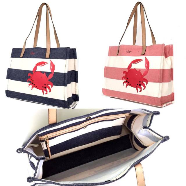 Kate Spade Shore Thing Tote tas Original authentic asli totebag bag crab