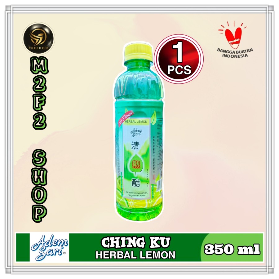 

Adem Sari Ching Ku Herbal Lemon Botol Pet - 350 ml (Kemasan Satuan)