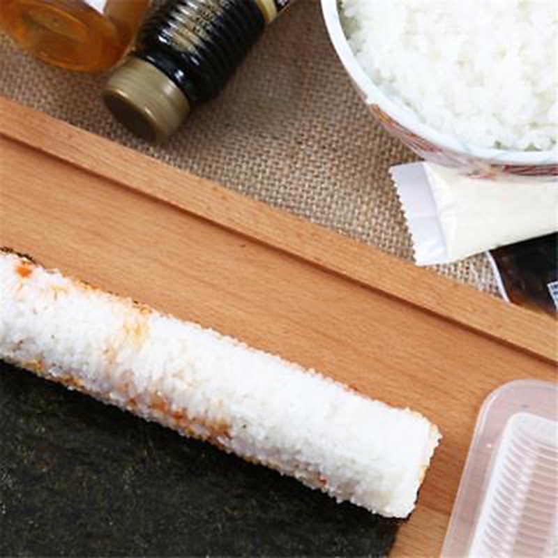 %Home &amp; living%%3pcs Sushi Maker Kit Rice Roll Mold Kitchen DIY Easy Chef Mould Roller Tool