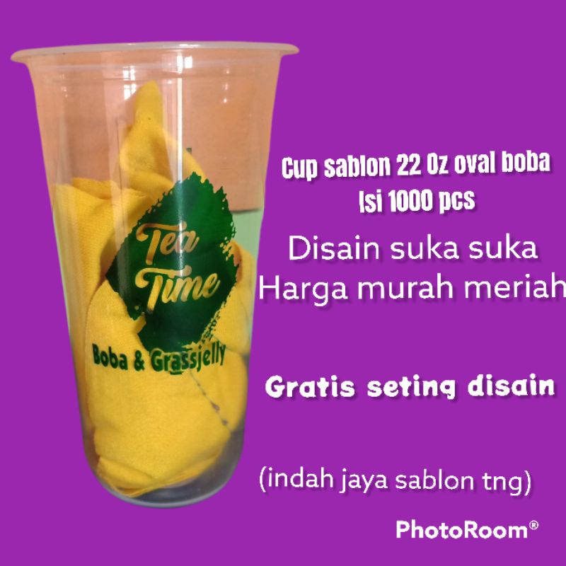 cup sablon 22 Oz oval gramasi 10 gram,ISI 1000 PCS,super murah,disain suka suka