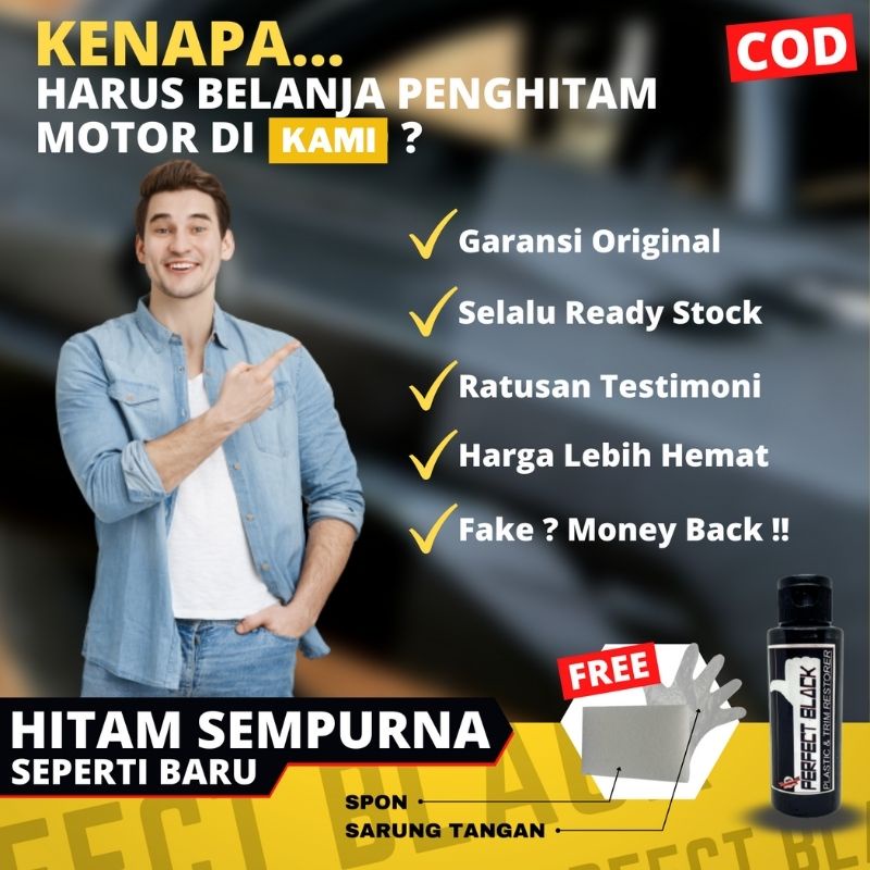 penghitam pengkilap pengkilat body bodi motor mobil permanen by perfect black