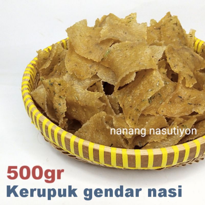 

COD krupuk kerupuk GENDAR LEGENDAR nasi rasa original bawang asal wonosobo netto 500gram