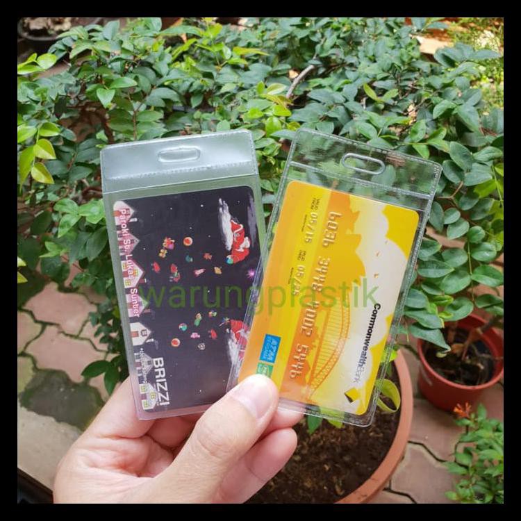 

| Plastik Id Card + Bri Brizzi + Jasa Marga + Tapcash + Indomaret - Bening |