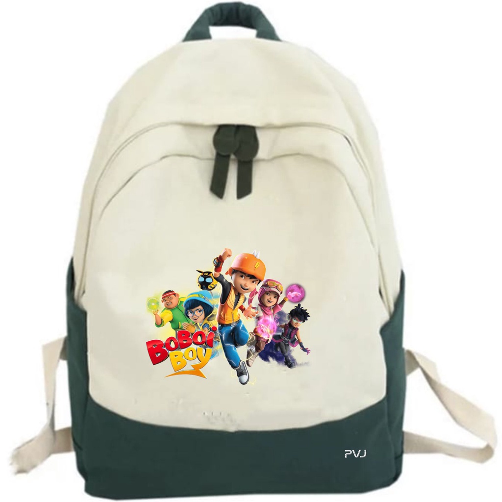 PVJ Tas Boboiboy Ransel Sekolah Anak Laki Laki SD Backpack School