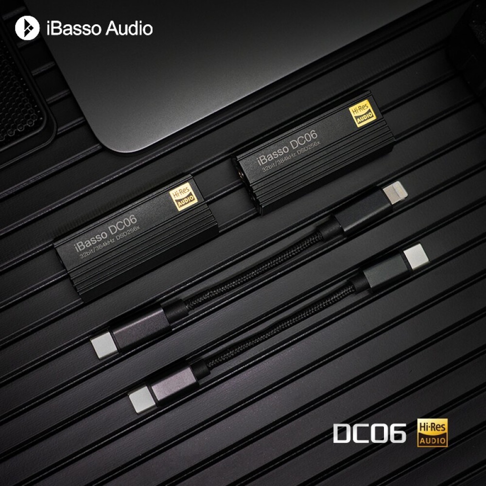 Ibasso Audio DC06 MQA Decoder Headphone Amp-Dual DAC / Hifi DSD256X 384kHz / 32bit Dengan Output 3.5 / 4.4mm ES92219C