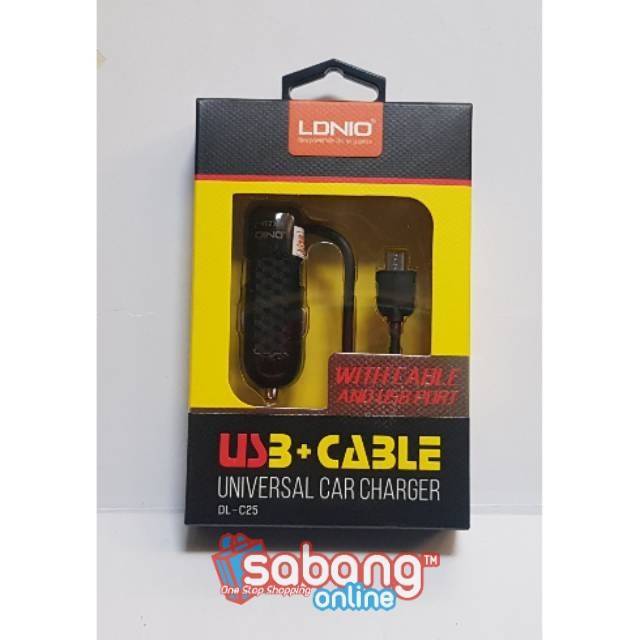 CHARGER MOBIL LDNIO DL-C25 / CHARGER MOBIL LDNIO