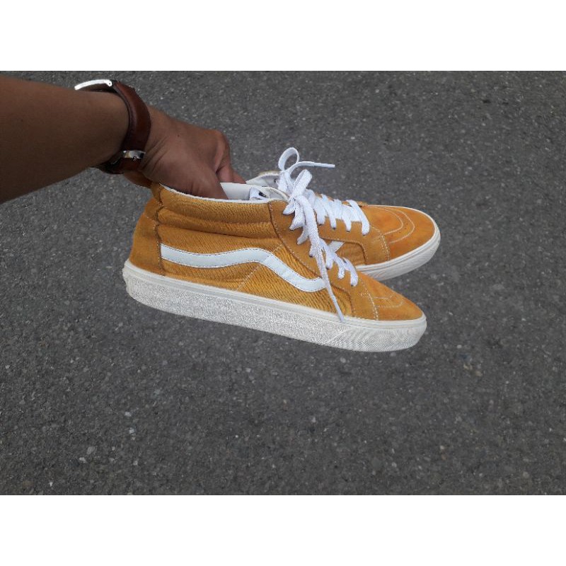 Vans Sk8 Mid Reissue Sunflower Shoe
