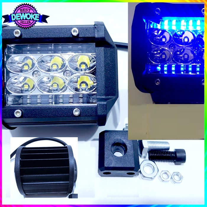 Jual Lampu Tembak Sorot Motor Mobil Led Cree Bulat Strobo Kiri Kanan Kota Surabaya Jamilah1 Tokopedia