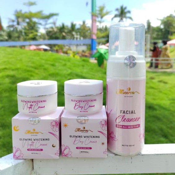 PAKET LENGKAP MINERVA SKINCARE PEMUTIH WAJAH AMAN BPOM MENGHILANGKAN BEKAS JERAWAT FLEK KOMEDO