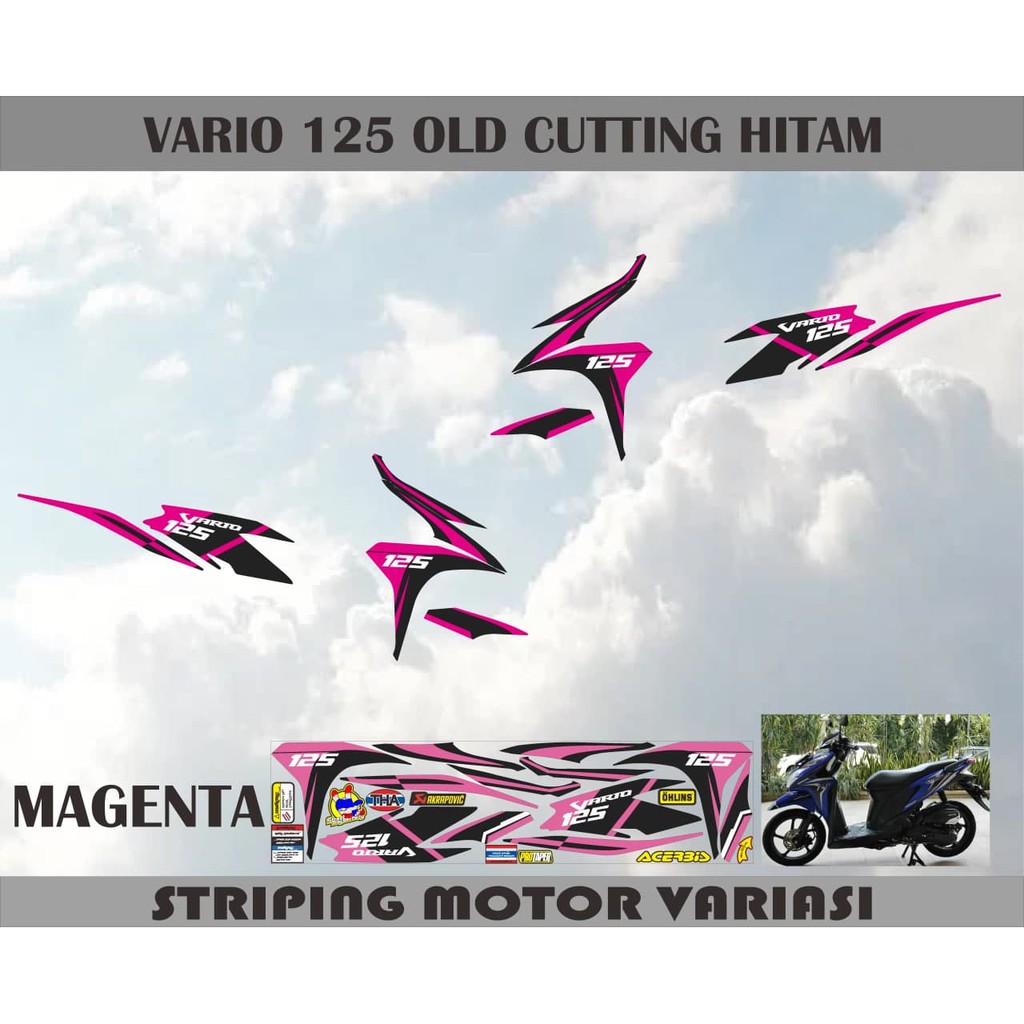 striping stiker decal Vario 125 Old Cutting