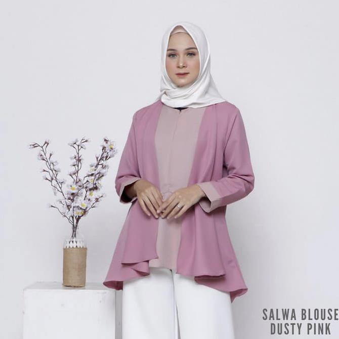  PRODUK LARIS BLOUSE  WANITA MUSLIMAH  KEKINIAN SALWA 