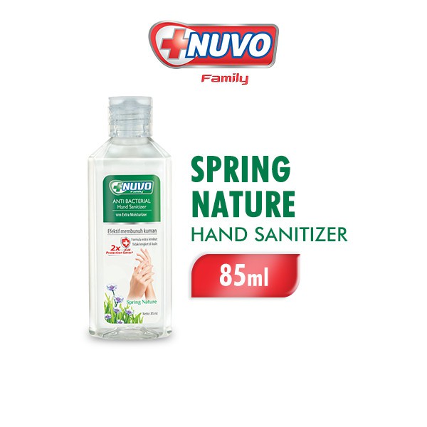 [ORIGINAL] Nuvo Hand Sanitizer gel 85 ml hansanitizer murah hensanitiser alcohol deskinfektan VITAMIN_KU